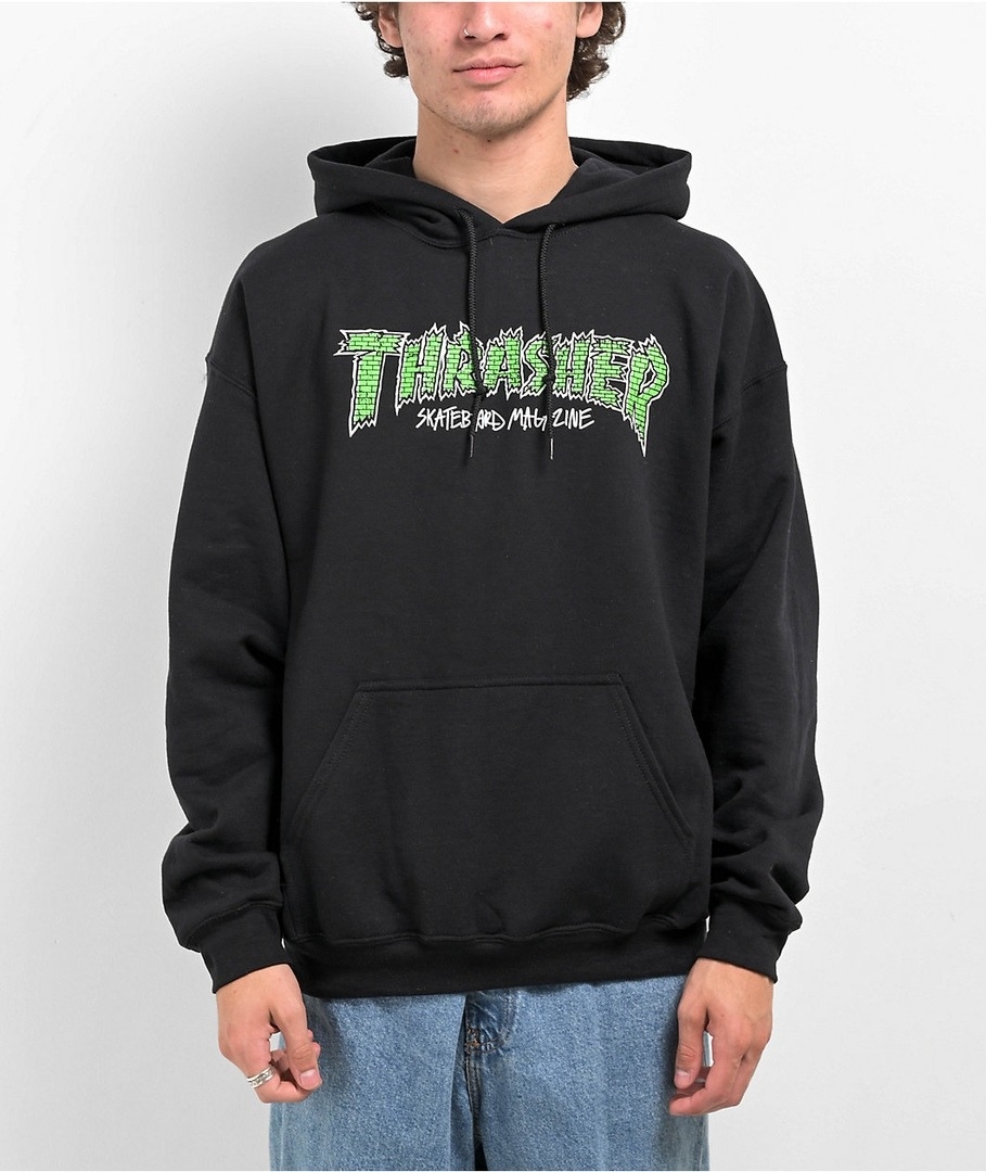 Худи Thrasher BRICK black купить в Бордшоп#1